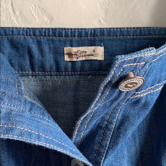 NWOT Denim Hollister Byron Down Dress - Picture 3 of 4